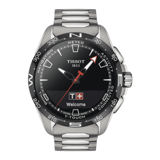 Tissot T-Touch Connect Solar Manual De Usuario