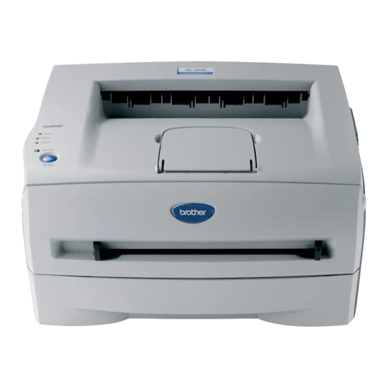 Brother HL-2030 Guía De Configuración Rápida