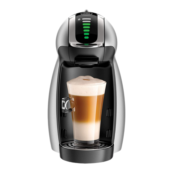 DeLonghi Nescafe Dolce Gusto Genio Manual De Usuario