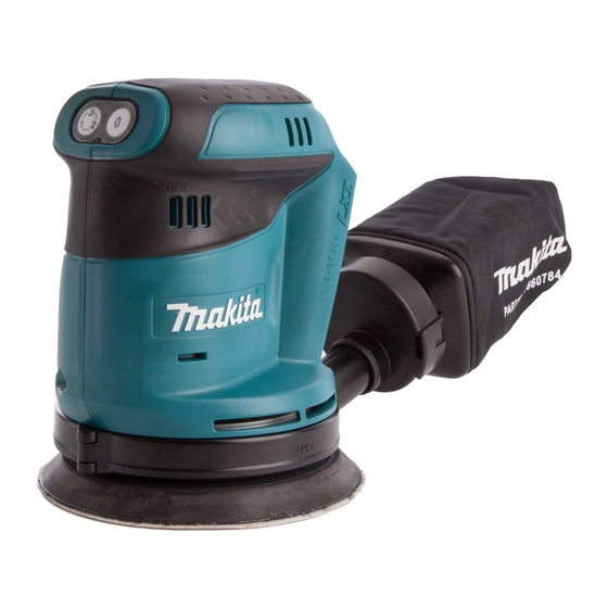 Makita DBO180 Manual De Instrucciones