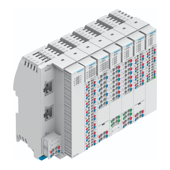 Festo CPX-E Manual De Instrucciones