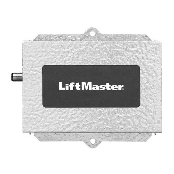Chamberlain liftmaster professional 412HM Manual Del Propietário