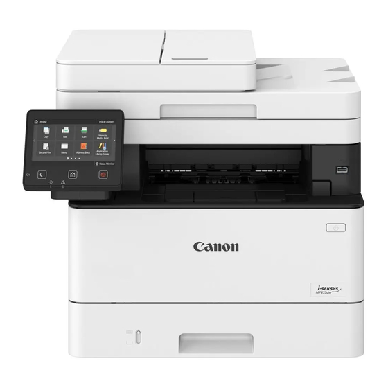 Canon imageCLASS MF455dw Guía De Configuración