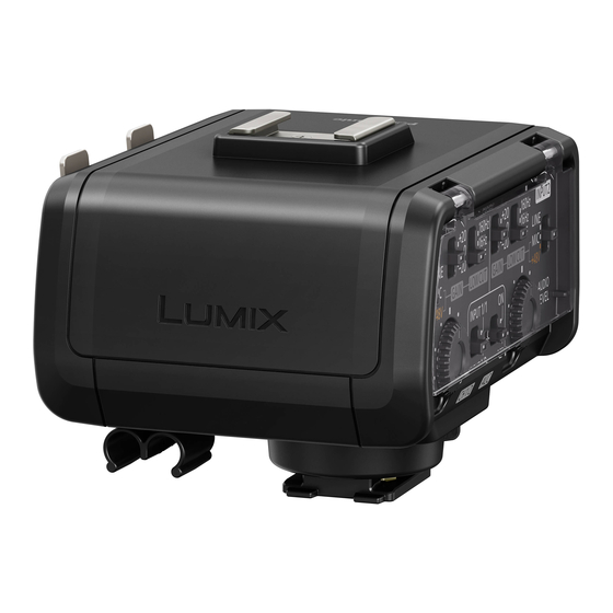 Panasonic LUMIX DMW-XLR1 Manual De Instrucciones