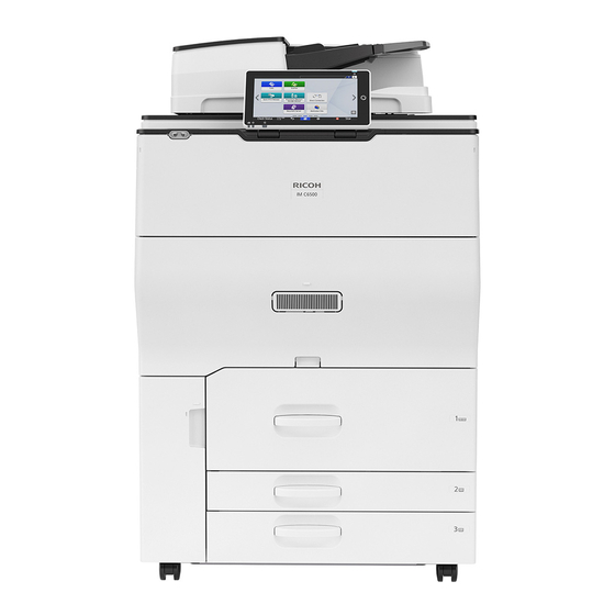 Ricoh IM C6500 Guia Del Usuario