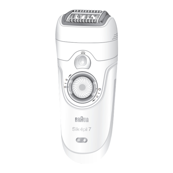 Braun Silk epil 7 Manual Del Usuario