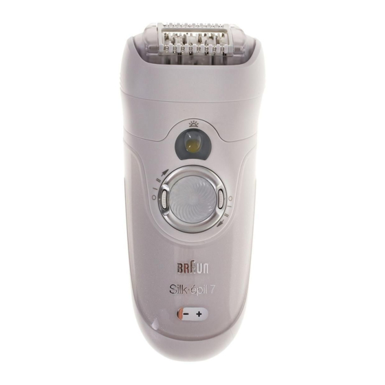 Braun Silk-epil 7 Manual Del Usuario