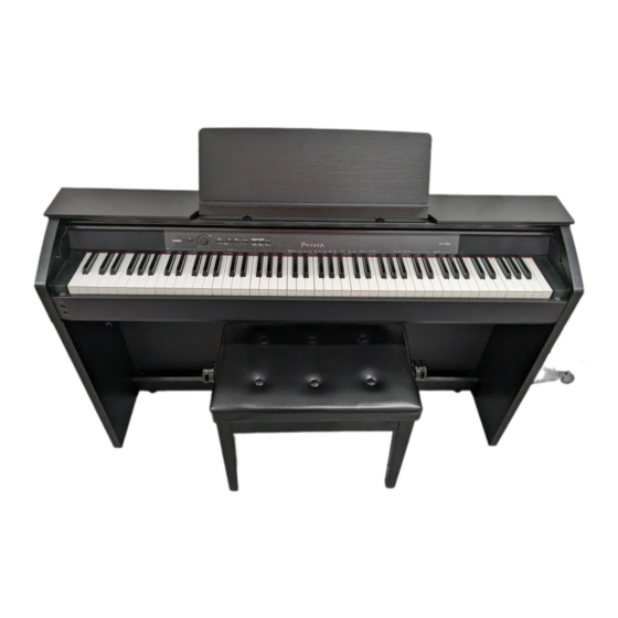 Casio Privia PX - 850 Guia Del Usuario