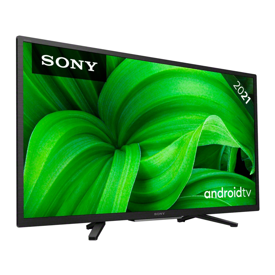 Sony BRAVIA KD-32W800 Guía De Referencia