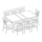 Muebles de Interior Whalen HEN9PCH Manual Del Usuario