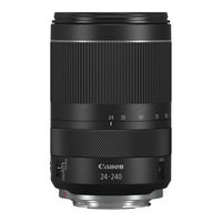 Canon RF 24-240mm F4-6.3 IS USM Instrucciones