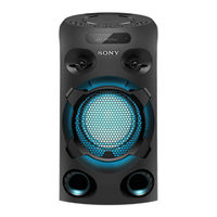 Sony MHC-V02 Guía De Referencia