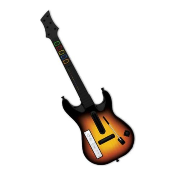 Activision Guitar Hero Wii Manual De Instrucciones