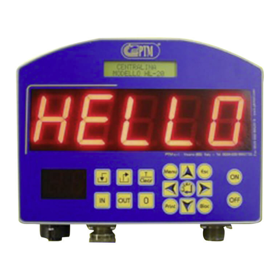 PTM HL 20 Manual Operativo