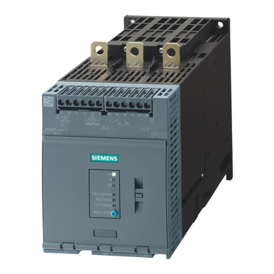 Siemens SIRIUS 3RW50 Manual De Producto