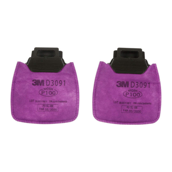 3M Secure Click D3000 P100 Serie Manuales