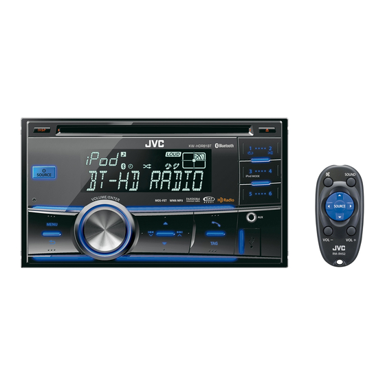 JVC KW-HDR81BT Manual De Instalación/Conexion