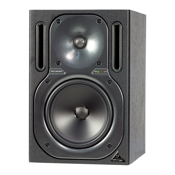 Behringer TRUTH B2030A Guia De Inicio Rapido