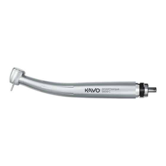 KaVo SMARTtorque S609 C Instrucciones De Uso