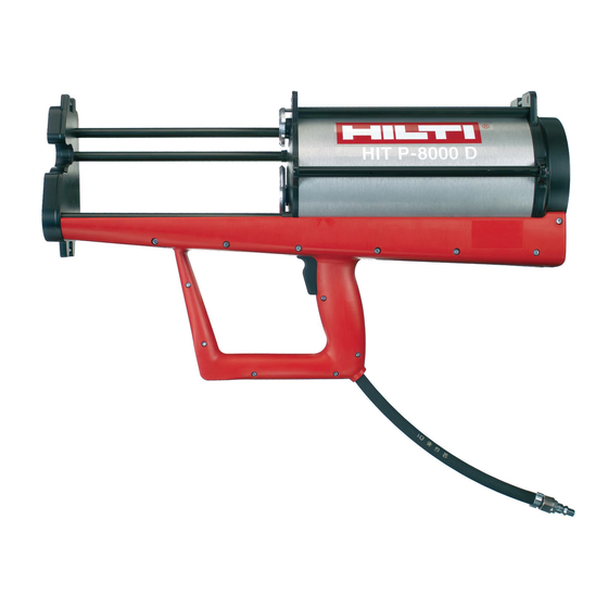 Hilti HIT-P 8000 D Manual De Instrucciones