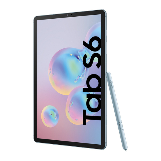 Samsung Galaxy Tab S6 Manual Del Usuario