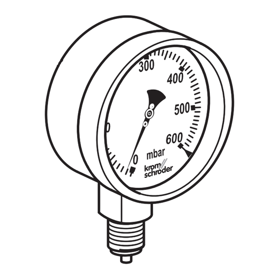 Krom Schroder KFM Serie Instrucciones De Utilizacion