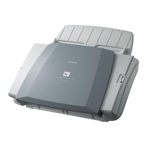 Canon imageFORMULA DR-3010C Manual Del Usuario