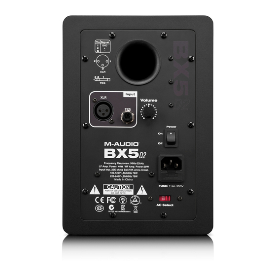 M-Audio BX5D2 Manuales