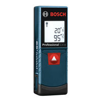 Bosch GLM 20 Professional Manual Original
