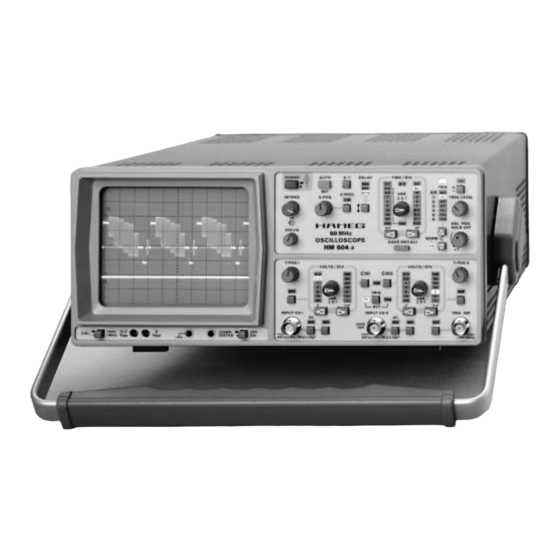 Hameg Instruments HM604-3 Instrucciones De Manejo