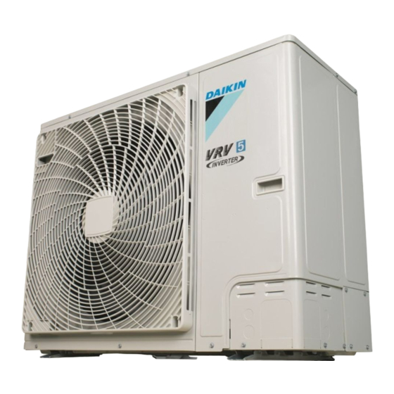 Daikin VRV 5-S RXYSA4A7V1B Guía De Referencia Para El Instalador Y El Usuario Final