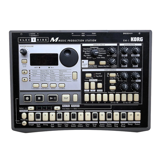 Korg EM-1 Manual De Instrucciones