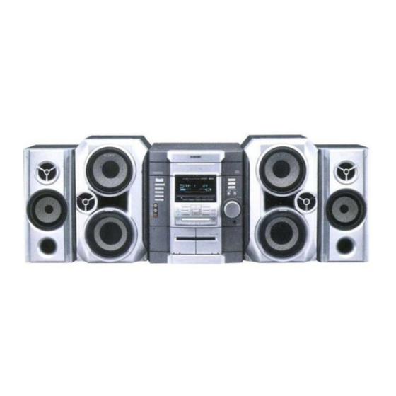 Sony MHC-RG66 Manual De Instrucciones