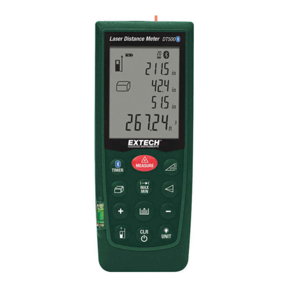 Extech Instruments DT500 Manual Del Usuario