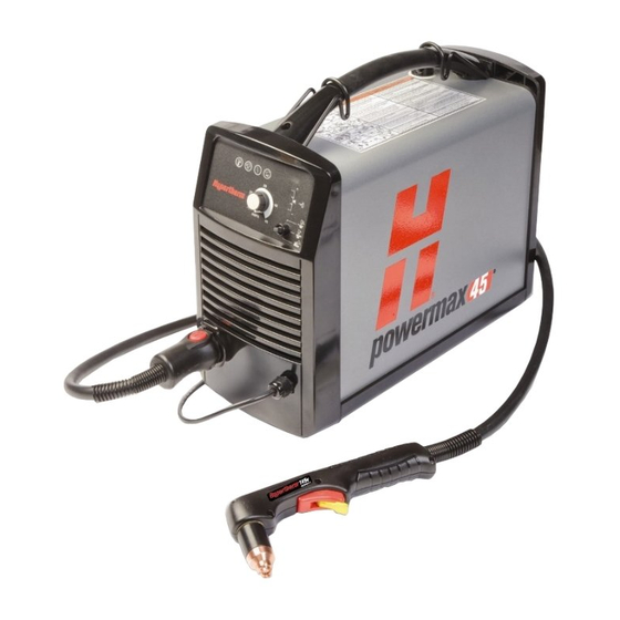 Hypertherm powermax45 Manual Del Operador