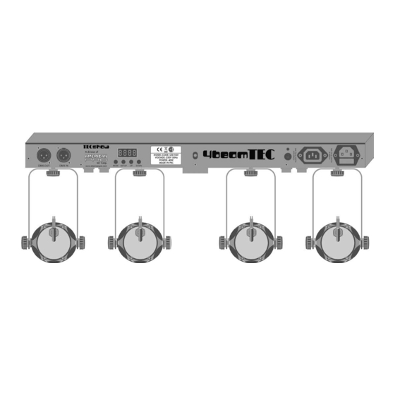 American Pro TEC LED 4beamTEC Serie Manual Del Usuario