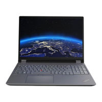 Lenovo ThinkPad P16 Gen 1 Guia Del Usuario