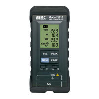 Aemc Instruments 3910 Manual De Instrucciones