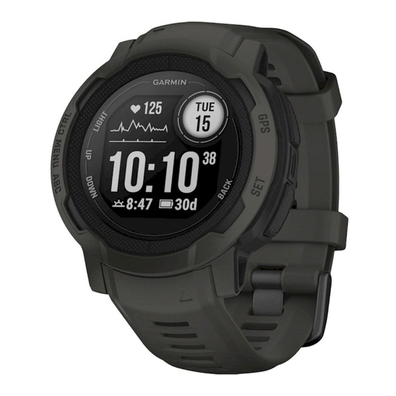 Garmin Instinct Manual De Inicio Rápido