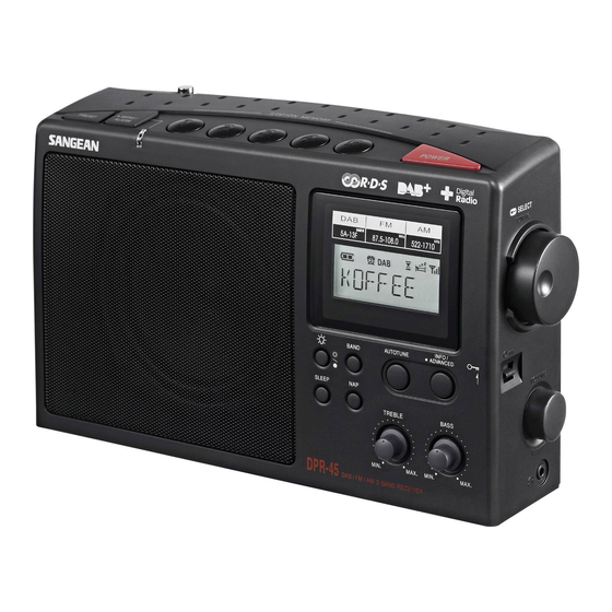 Sangean DPR-45 Manual Del Usuario