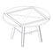 Muebles de Interior Bayside Furnishings CSC7PCHD-1N Instrucciones De Ensamble