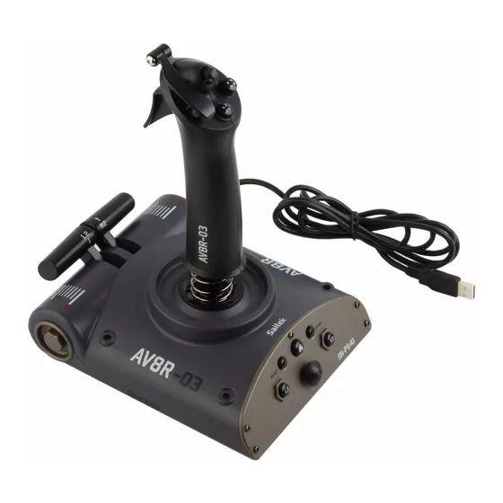 Saitek PACIFIC AV8R FlightStick Manual Del Usuario