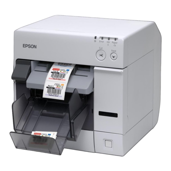Epson TM-C3400 Guía Rápida