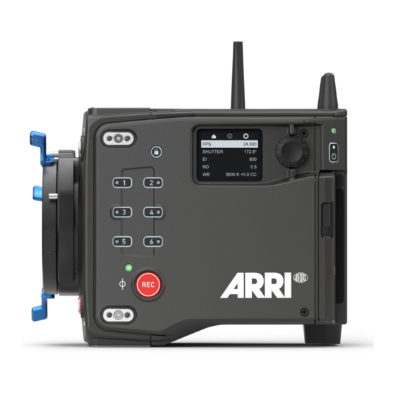 ARRI ALEXA 35 Manual De Operación