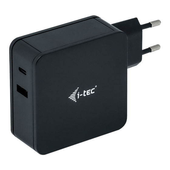 i-tec CHARGER-C60WPLUS Manual De Instrucciones