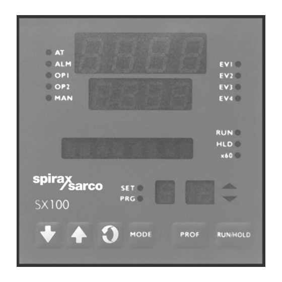 Spirax Sarco SX100 Guía De Configuración Rápida