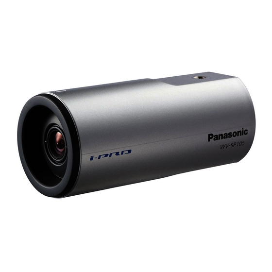 Panasonic WV-SP105 Guia De Instalacion