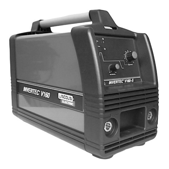 Lincoln Electric INVERTEC V160 Manual De Instrucciones