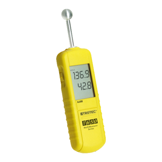 Trotec T650 Manual De Instrucciones