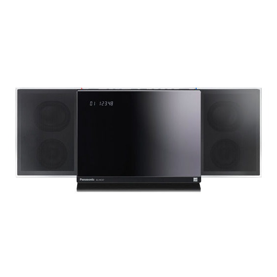 Panasonic SC-HC57 Instrucciones De Funcionamiento